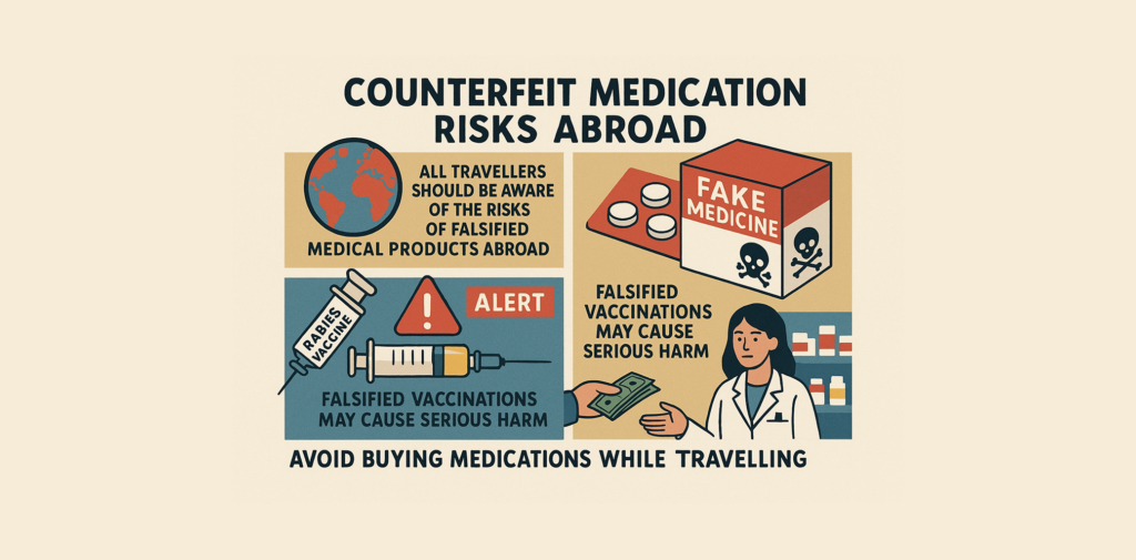 Counterfeit Medication- Risks Abroad - MASTA