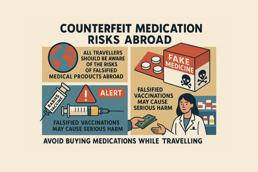 Counterfeit Medication- Risks Abroad